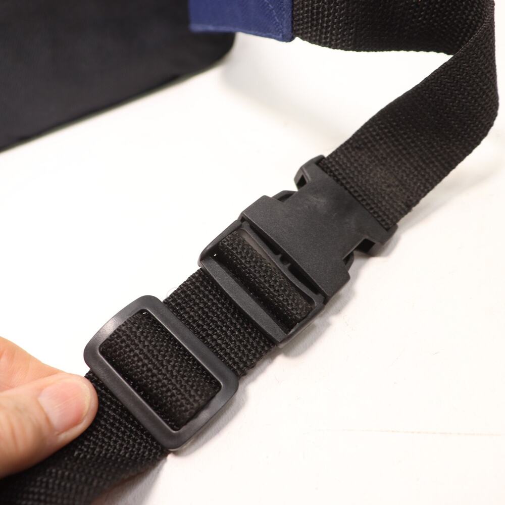 Trail Maker Fanny Pack Unisex Black Blue Nylon Purse Pouch Bag Adjustable Strap - Picture 6 of 15